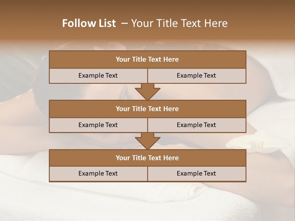 Stones Spa Girl PowerPoint Template