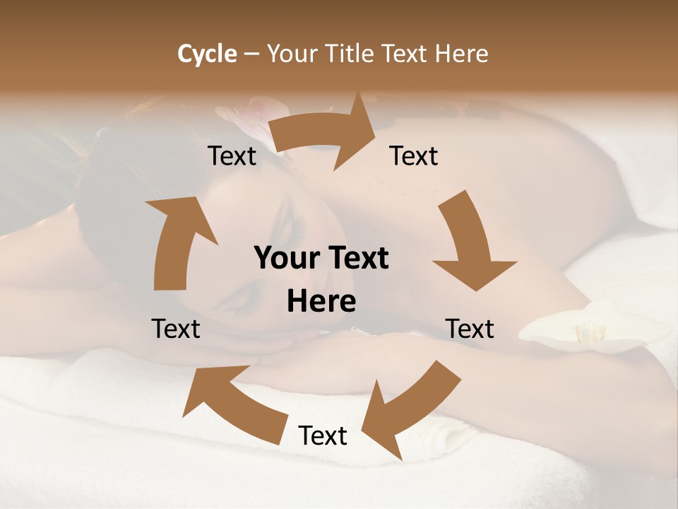 Stones Spa Girl PowerPoint Template