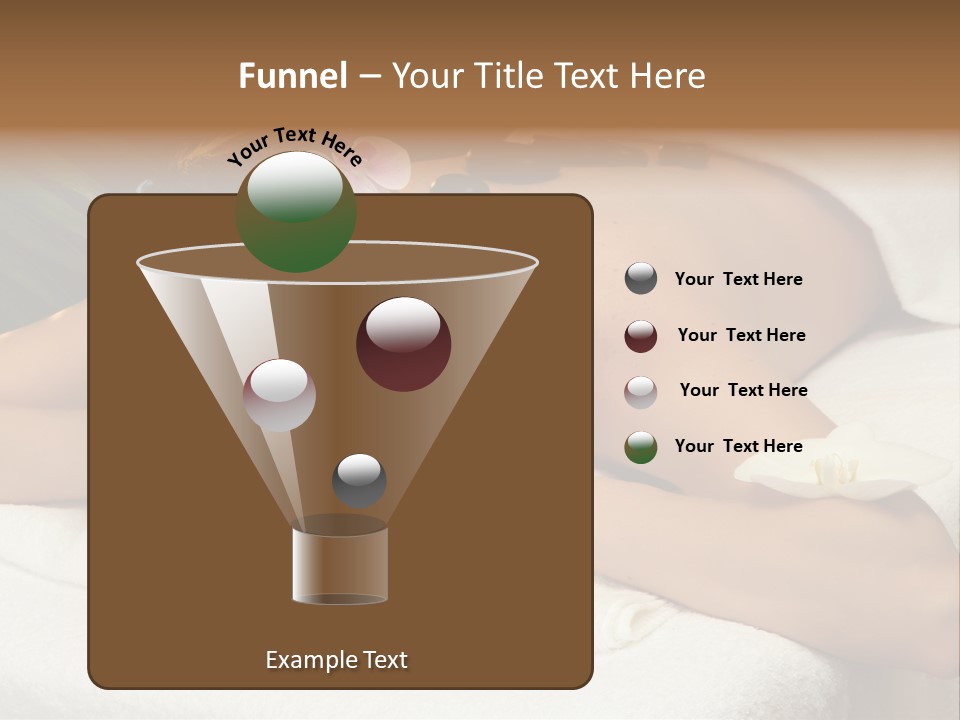 Stones Spa Girl PowerPoint Template