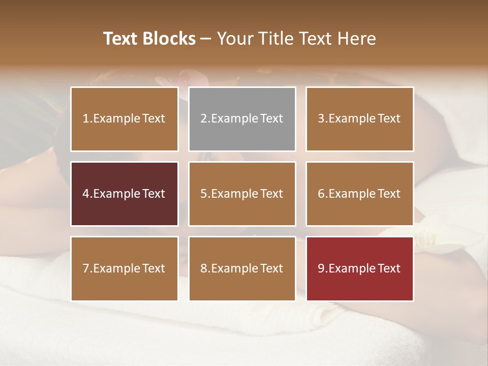 Stones Spa Girl PowerPoint Template