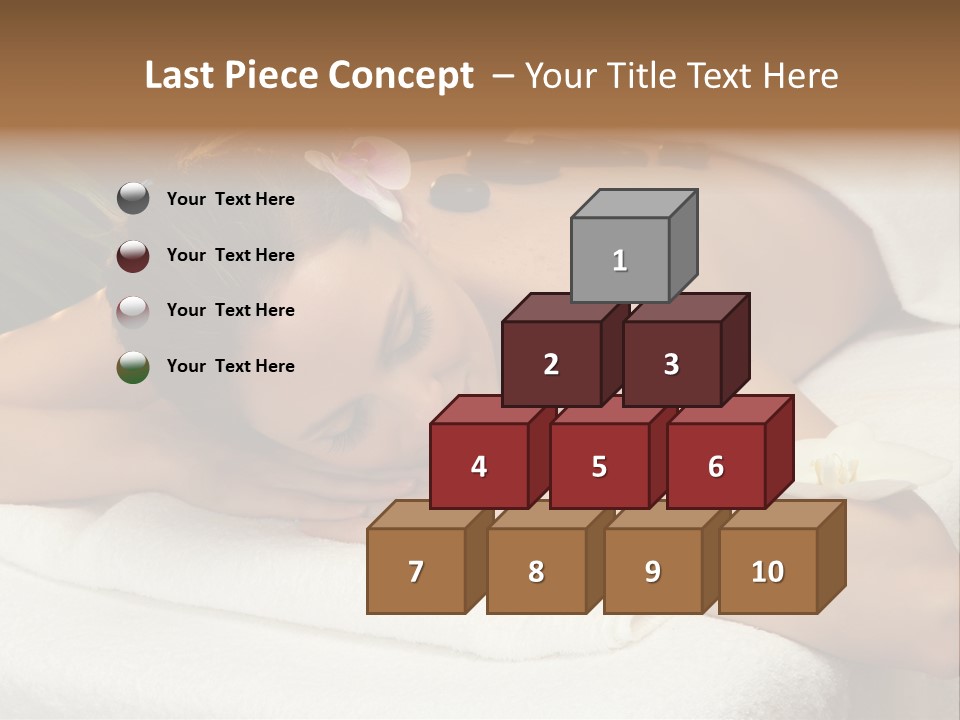 Stones Spa Girl PowerPoint Template