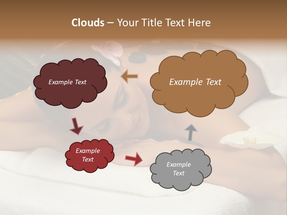 Stones Spa Girl PowerPoint Template