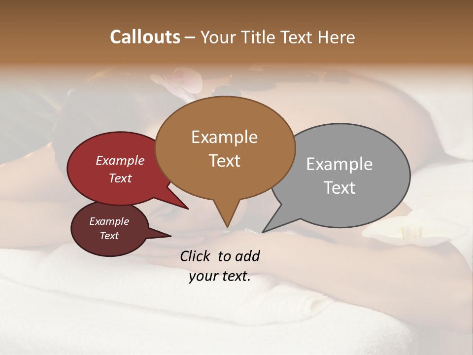 Stones Spa Girl PowerPoint Template