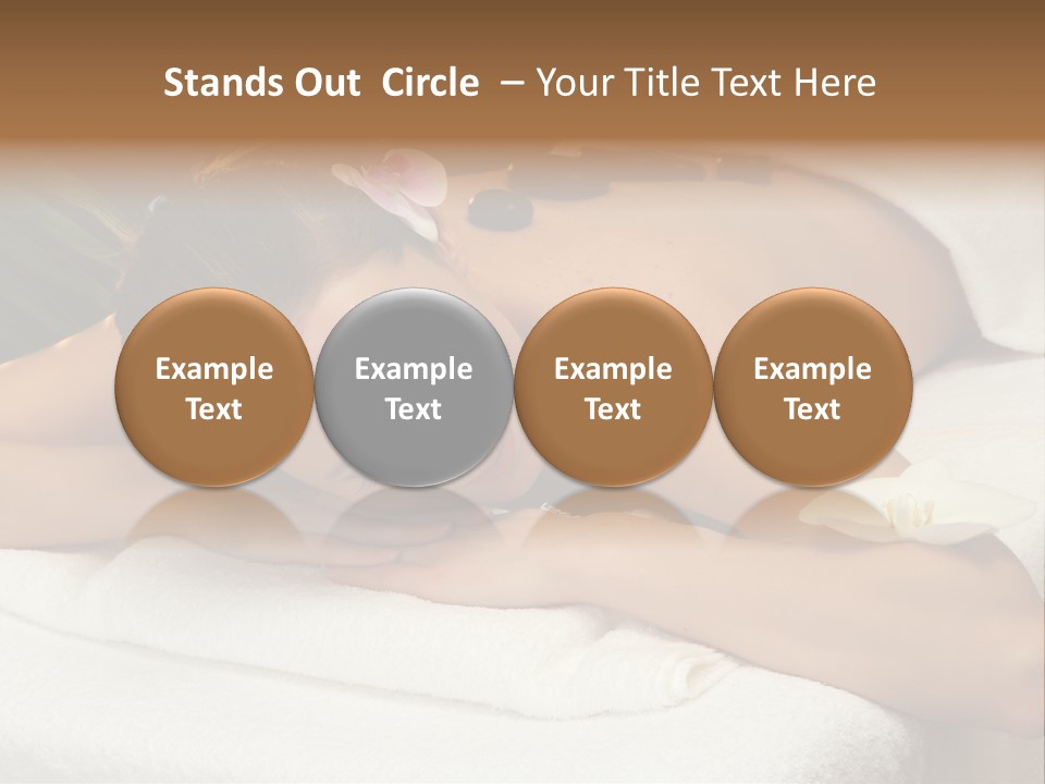 Stones Spa Girl PowerPoint Template