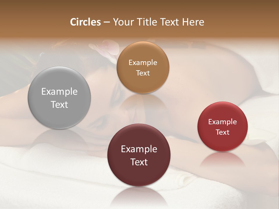 Stones Spa Girl PowerPoint Template