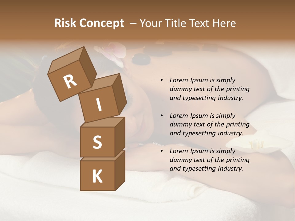 Stones Spa Girl PowerPoint Template