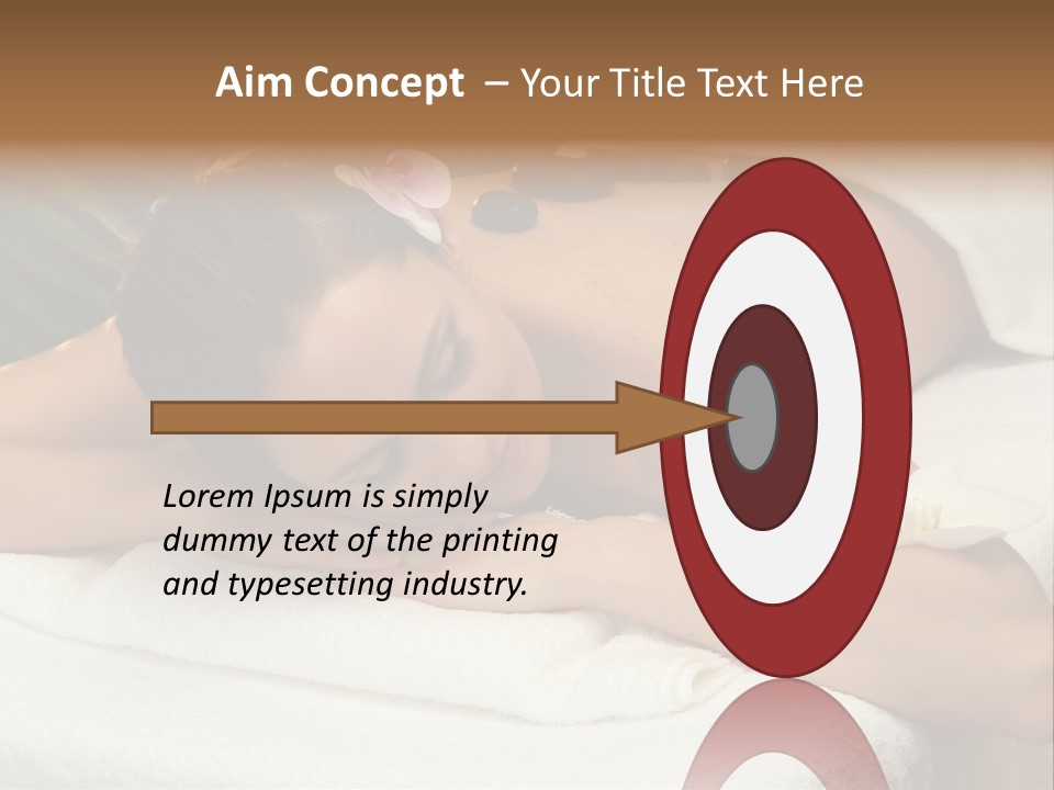 Stones Spa Girl PowerPoint Template