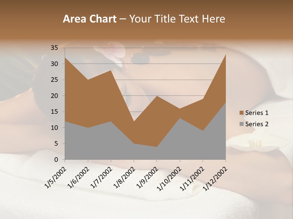 Stones Spa Girl PowerPoint Template