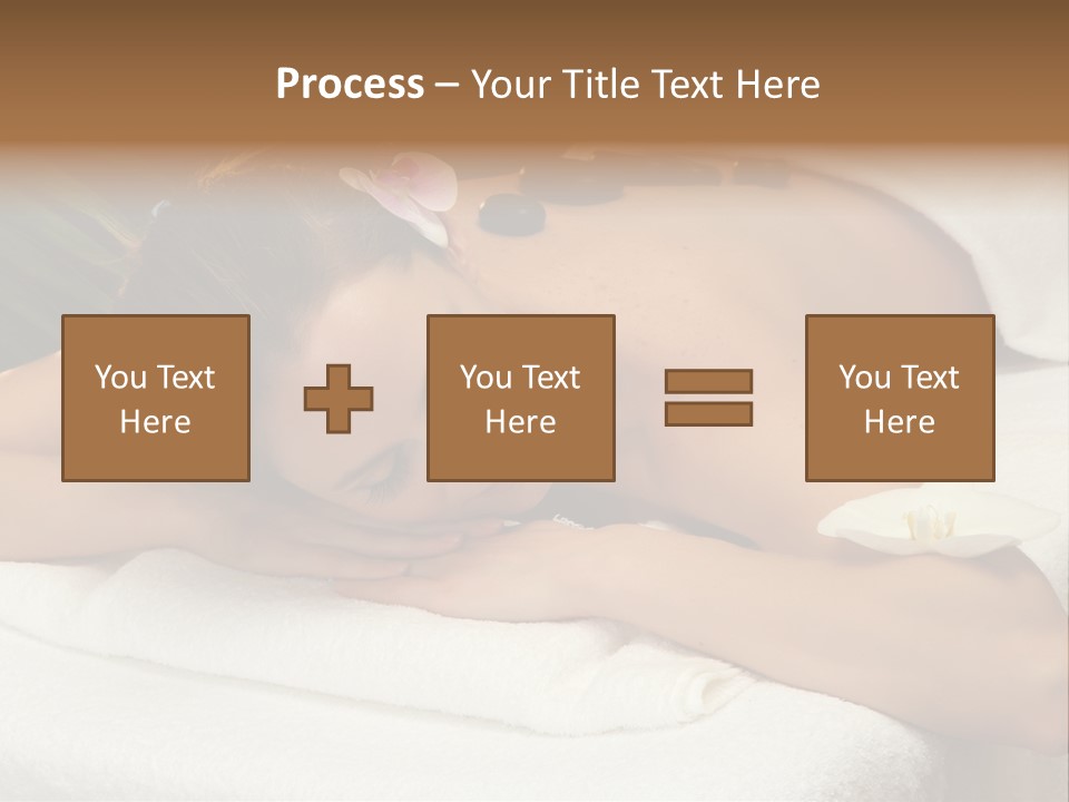 Stones Spa Girl PowerPoint Template