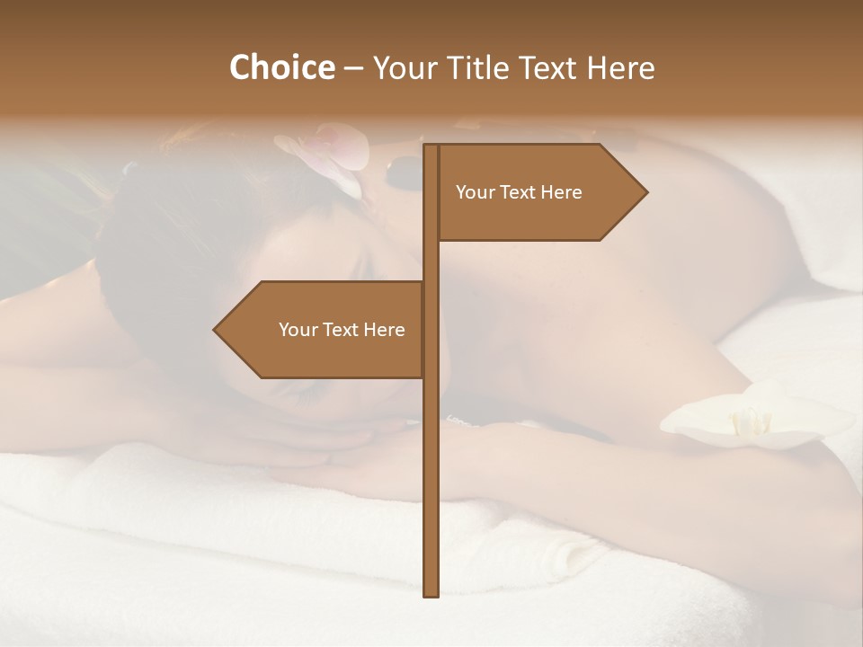 Stones Spa Girl PowerPoint Template