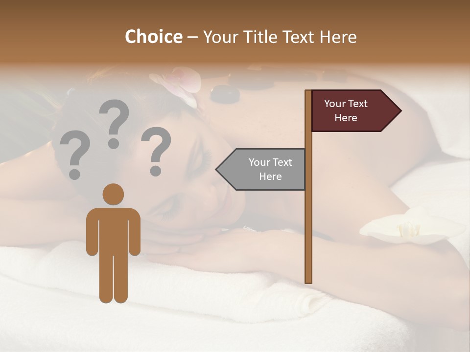 Stones Spa Girl PowerPoint Template