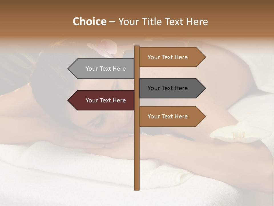 Stones Spa Girl PowerPoint Template