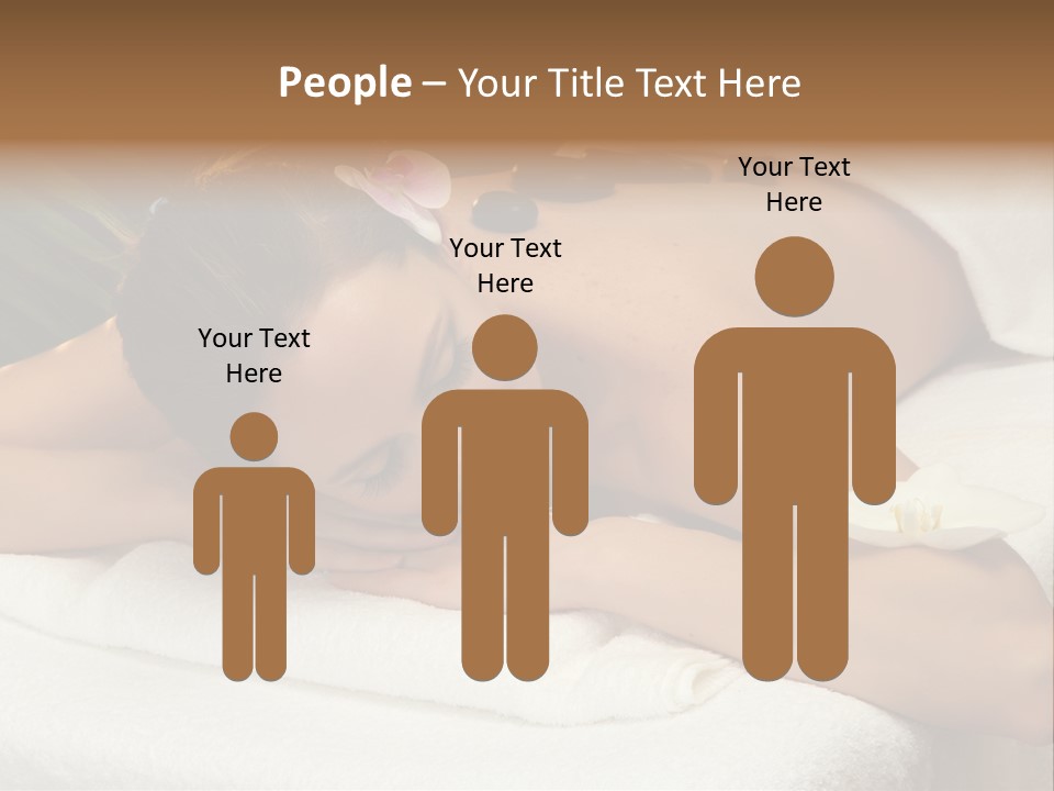 Stones Spa Girl PowerPoint Template