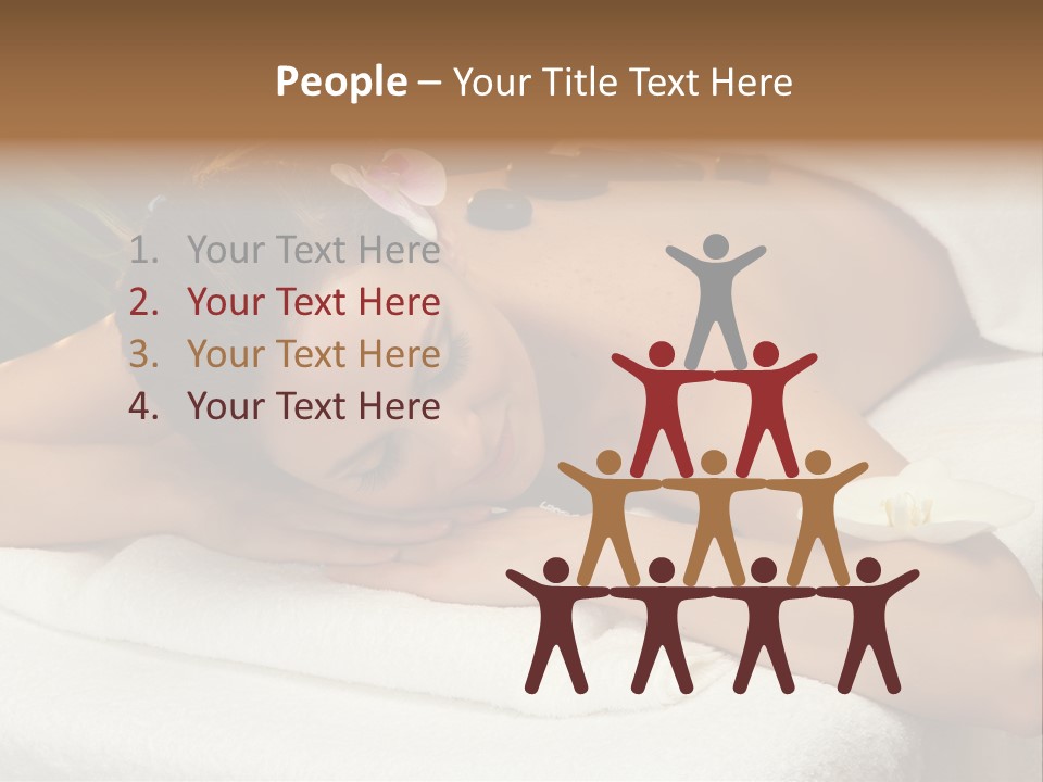 Stones Spa Girl PowerPoint Template