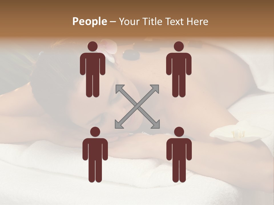 Stones Spa Girl PowerPoint Template