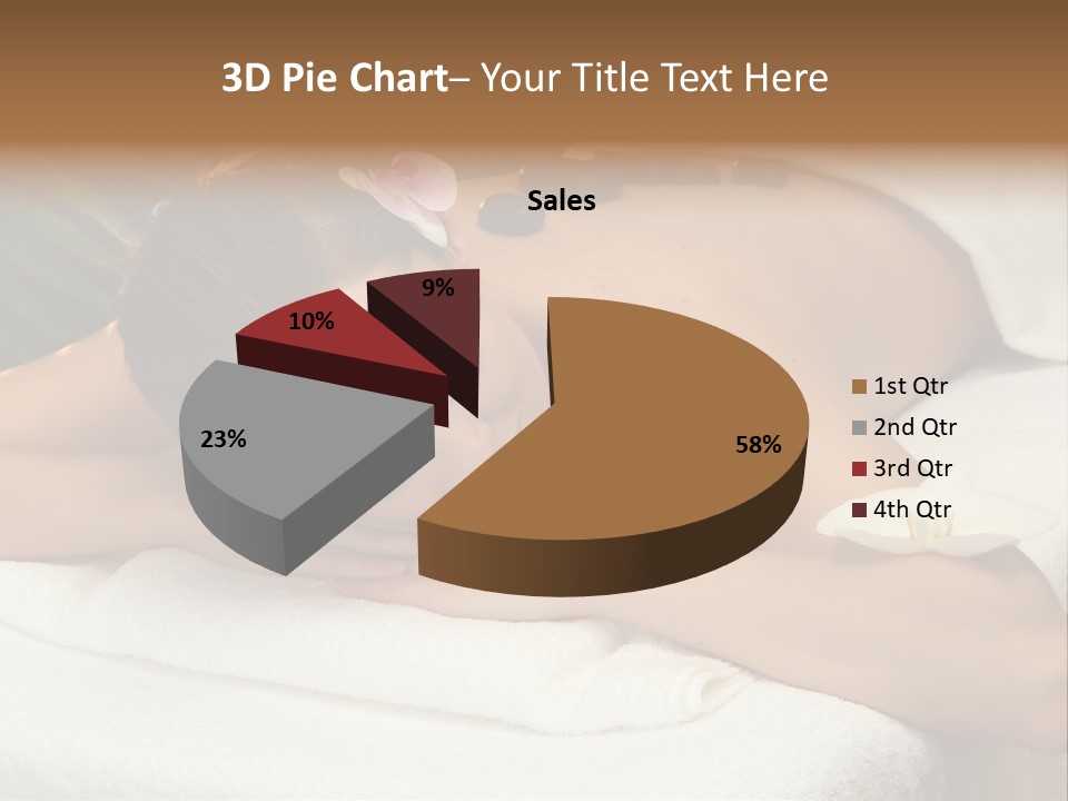 Stones Spa Girl PowerPoint Template