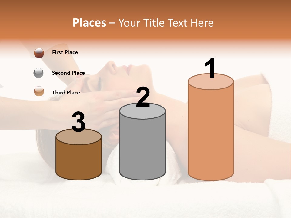 Female Young Isolated PowerPoint Template