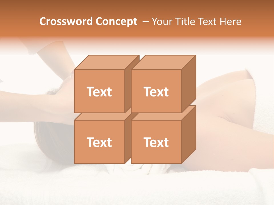 Female Young Isolated PowerPoint Template