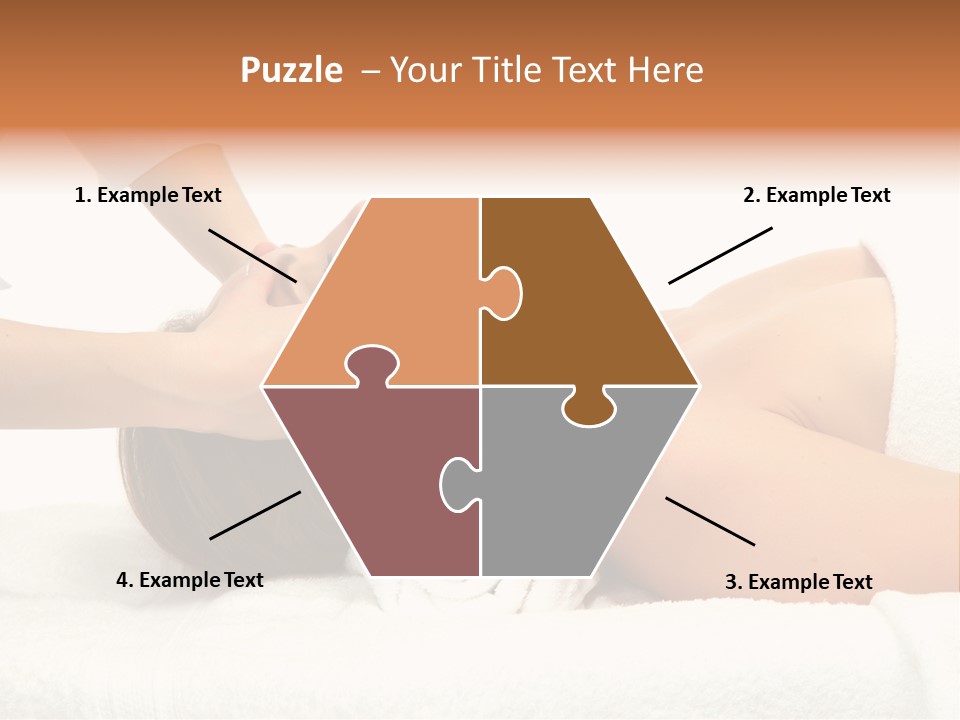 Female Young Isolated PowerPoint Template