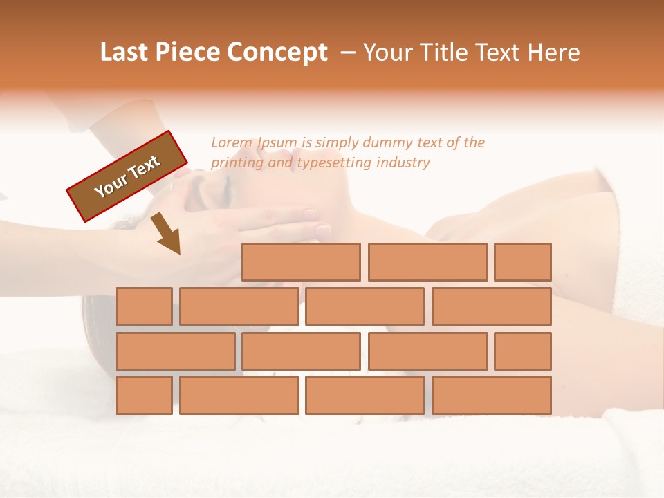 Female Young Isolated PowerPoint Template