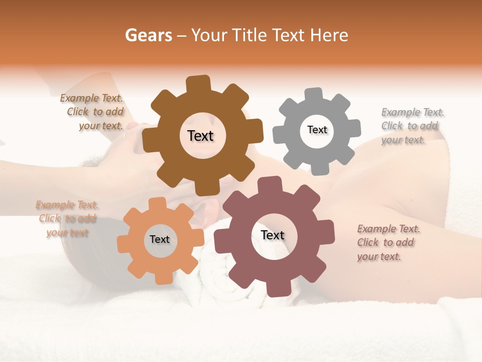 Female Young Isolated PowerPoint Template