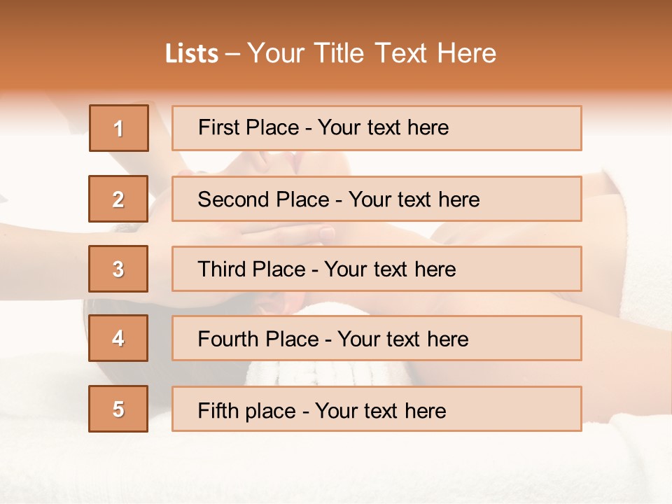 Female Young Isolated PowerPoint Template