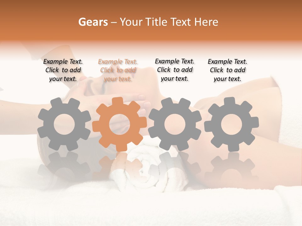 Female Young Isolated PowerPoint Template