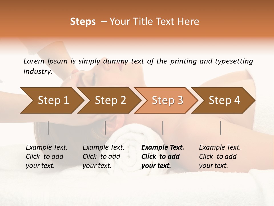 Female Young Isolated PowerPoint Template