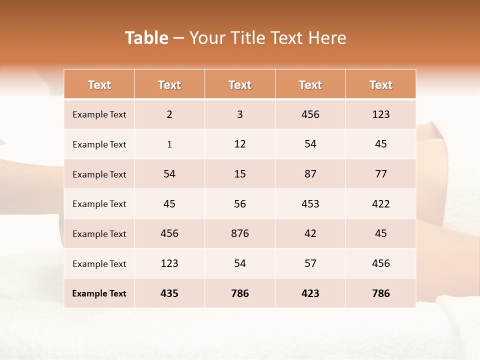 Female Young Isolated PowerPoint Template
