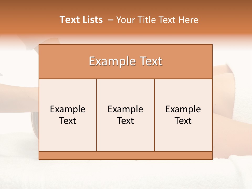 Female Young Isolated PowerPoint Template