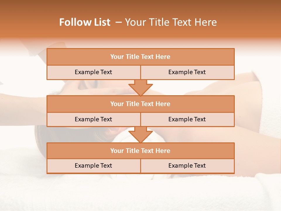 Female Young Isolated PowerPoint Template