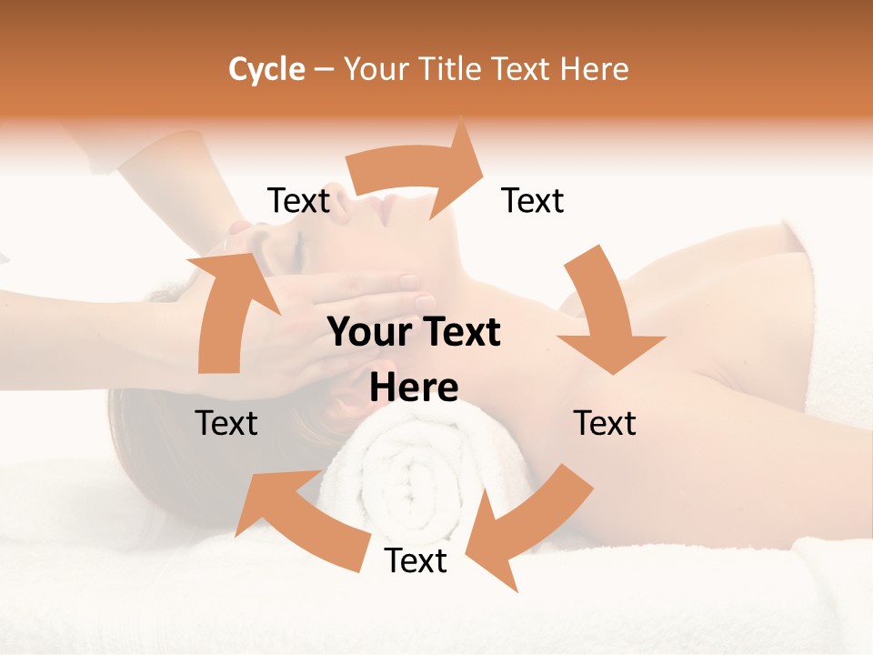 Female Young Isolated PowerPoint Template