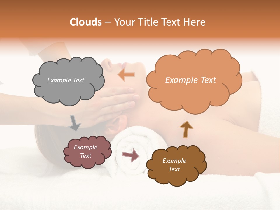 Female Young Isolated PowerPoint Template