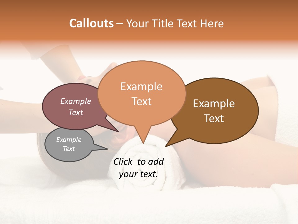 Female Young Isolated PowerPoint Template