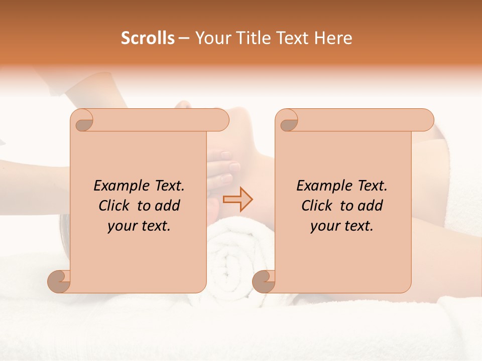 Female Young Isolated PowerPoint Template