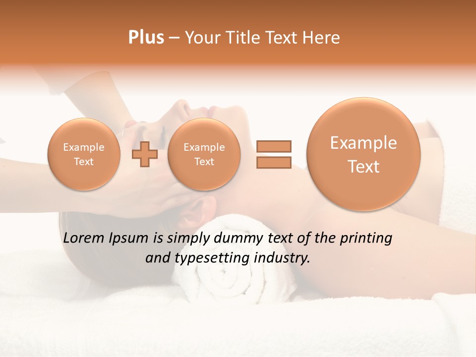 Female Young Isolated PowerPoint Template