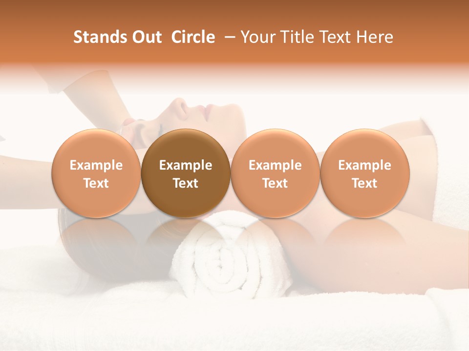 Female Young Isolated PowerPoint Template