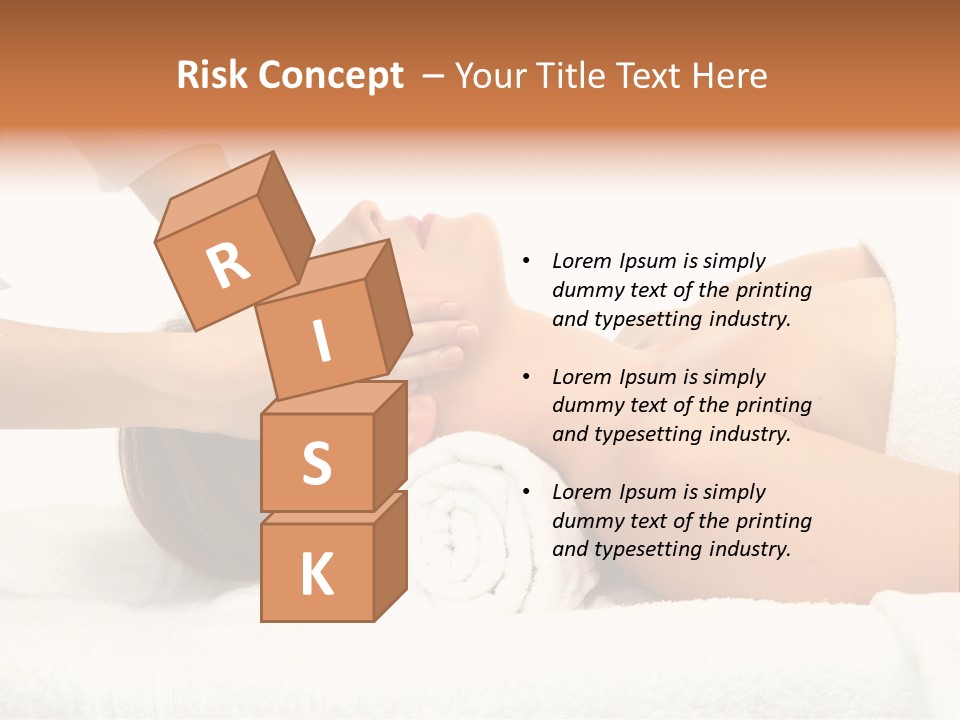 Female Young Isolated PowerPoint Template