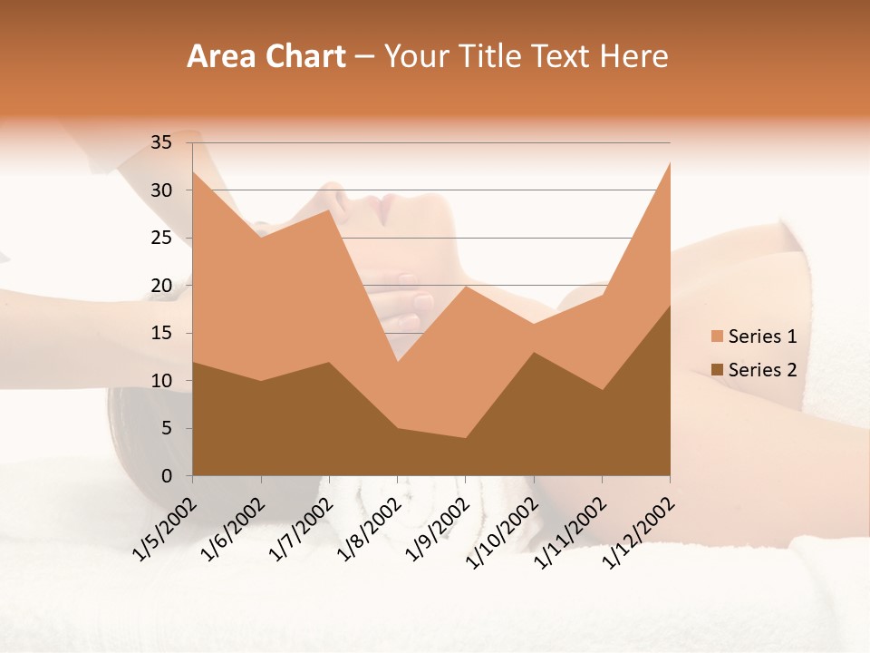 Female Young Isolated PowerPoint Template