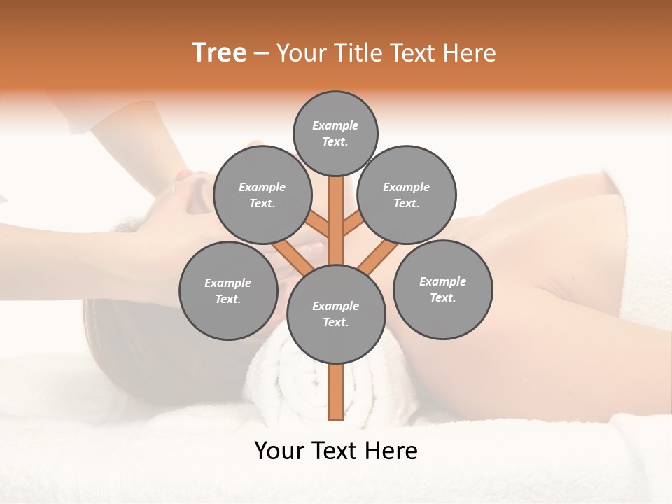 Female Young Isolated PowerPoint Template