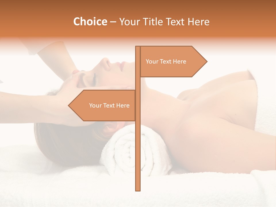 Female Young Isolated PowerPoint Template