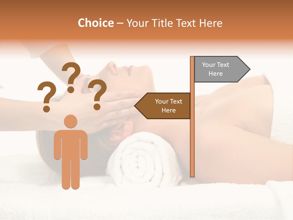 Female Young Isolated PowerPoint Template