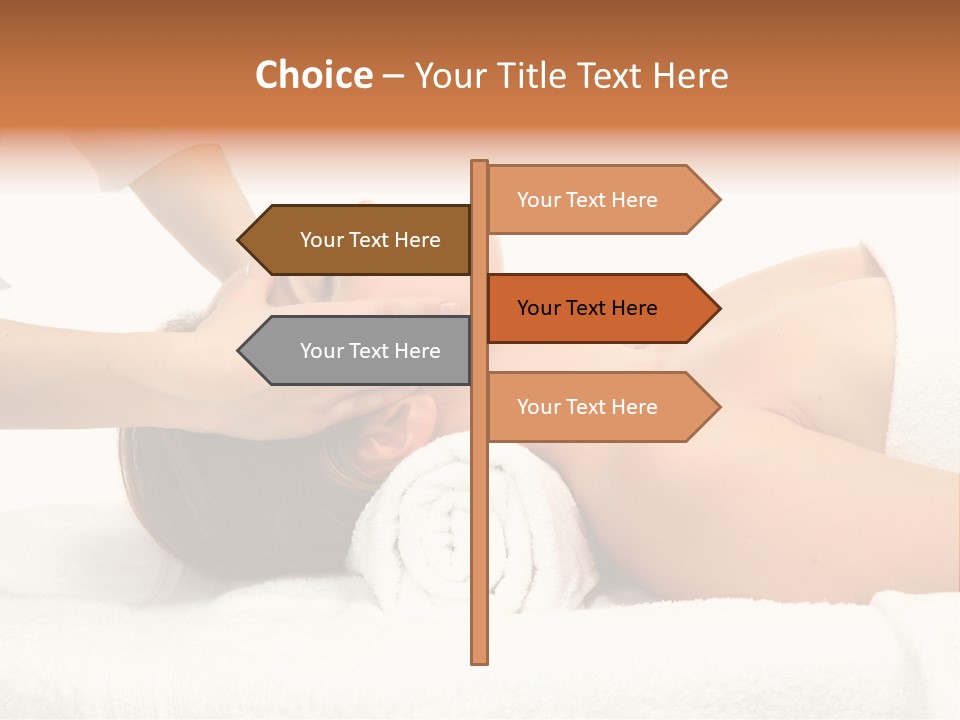 Female Young Isolated PowerPoint Template