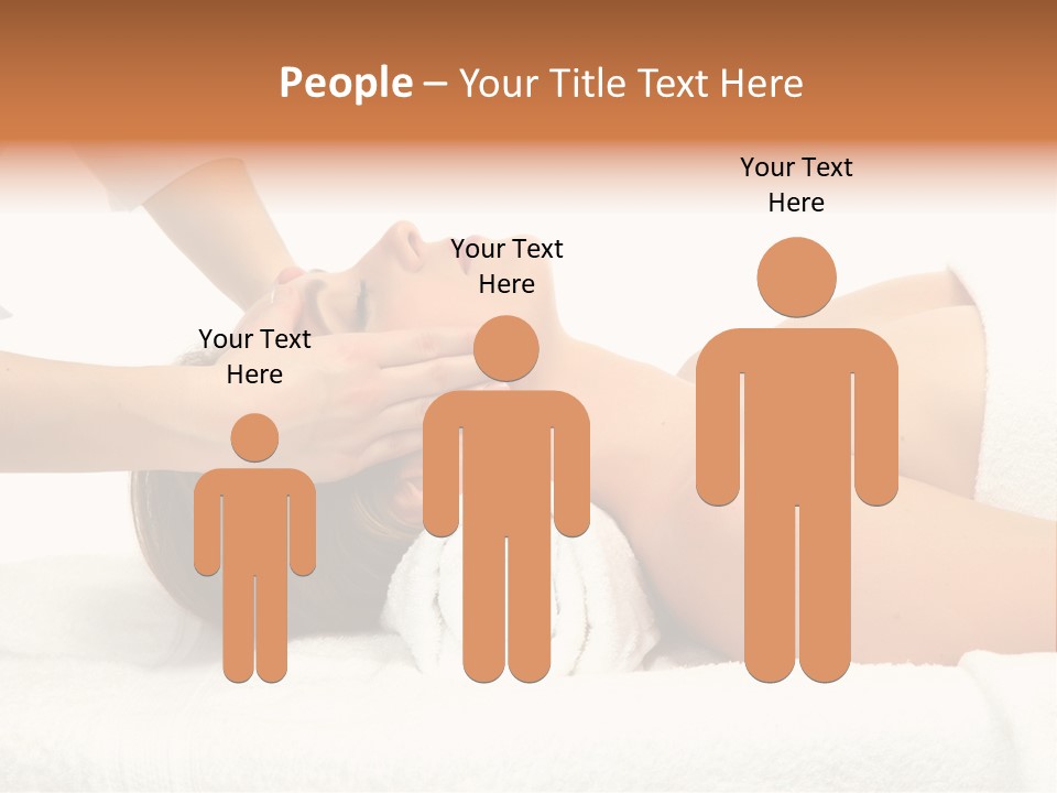 Female Young Isolated PowerPoint Template