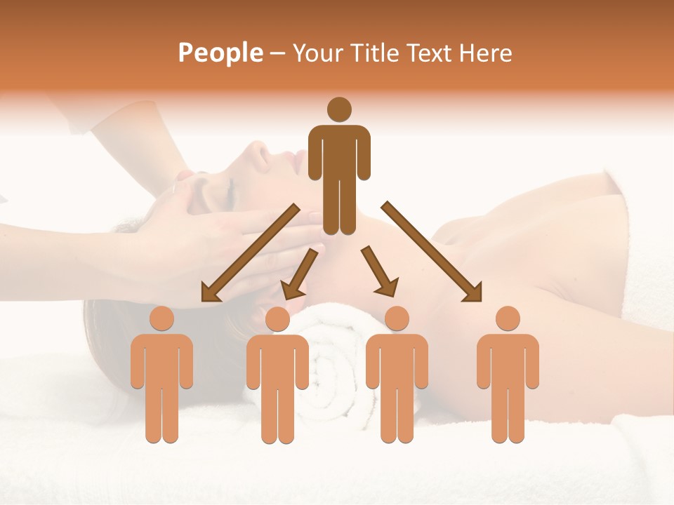 Female Young Isolated PowerPoint Template