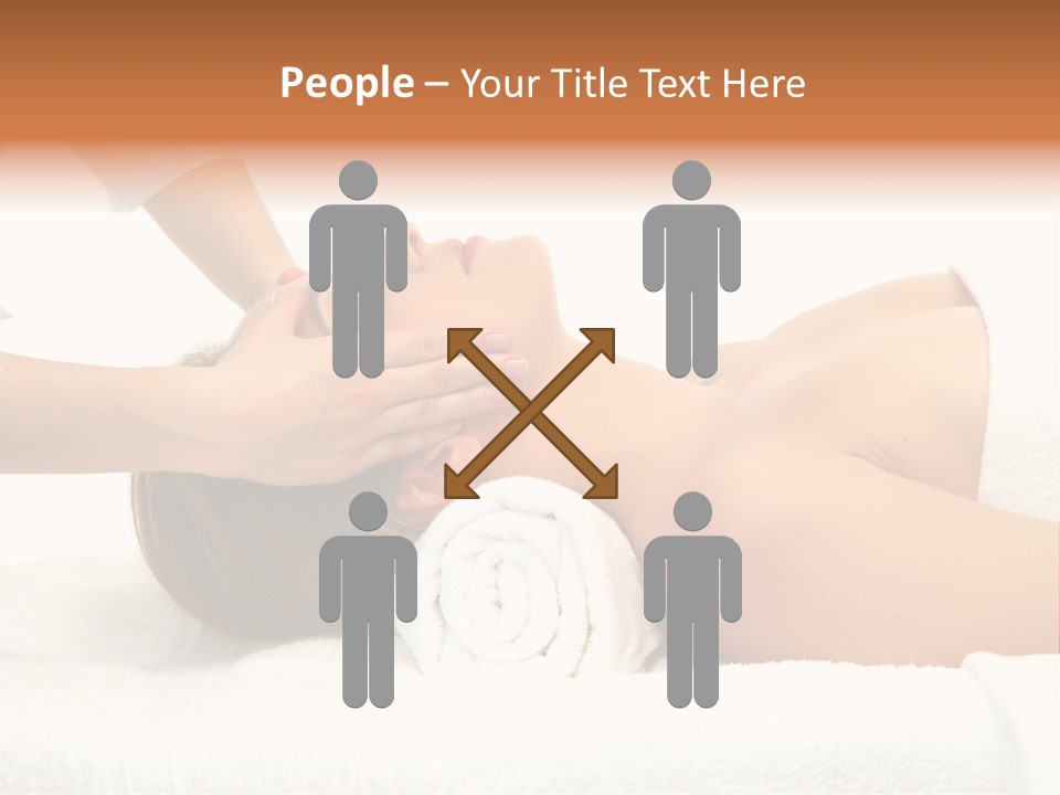 Female Young Isolated PowerPoint Template