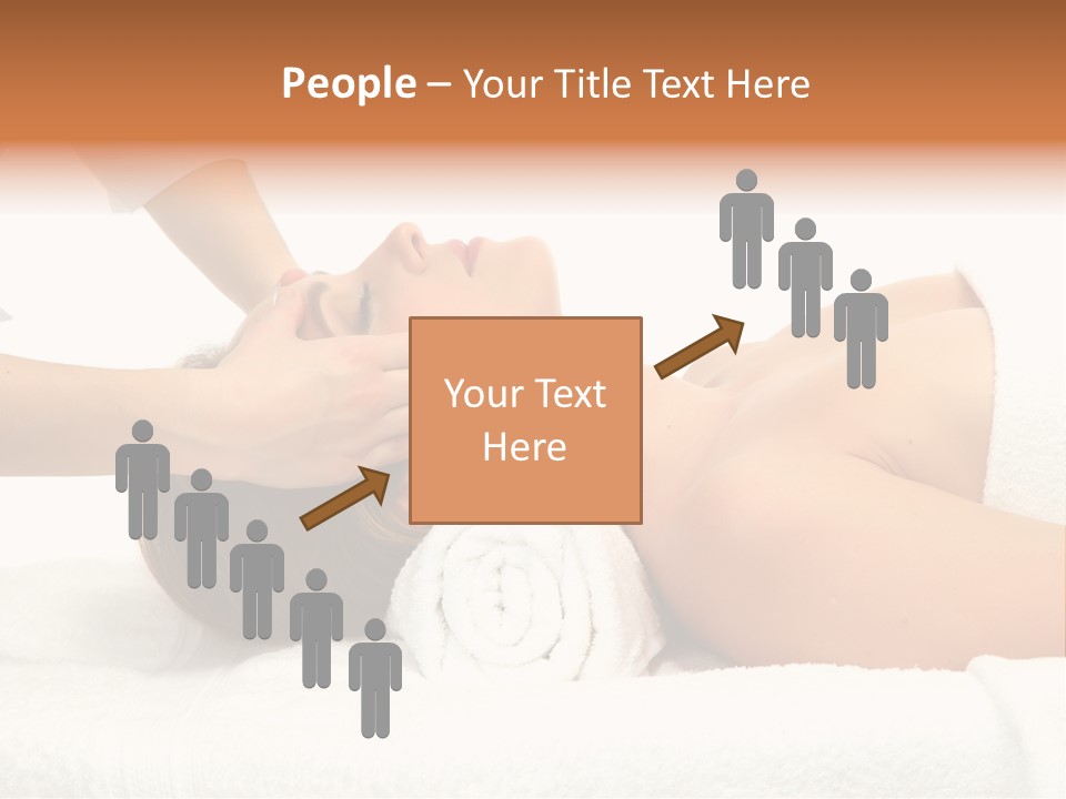 Female Young Isolated PowerPoint Template