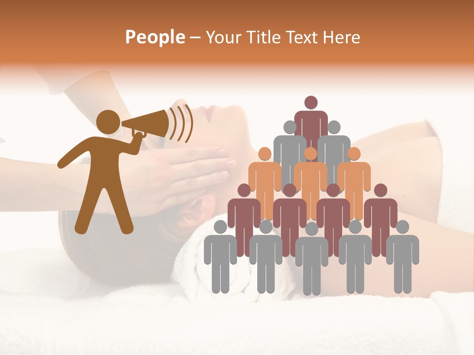 Female Young Isolated PowerPoint Template