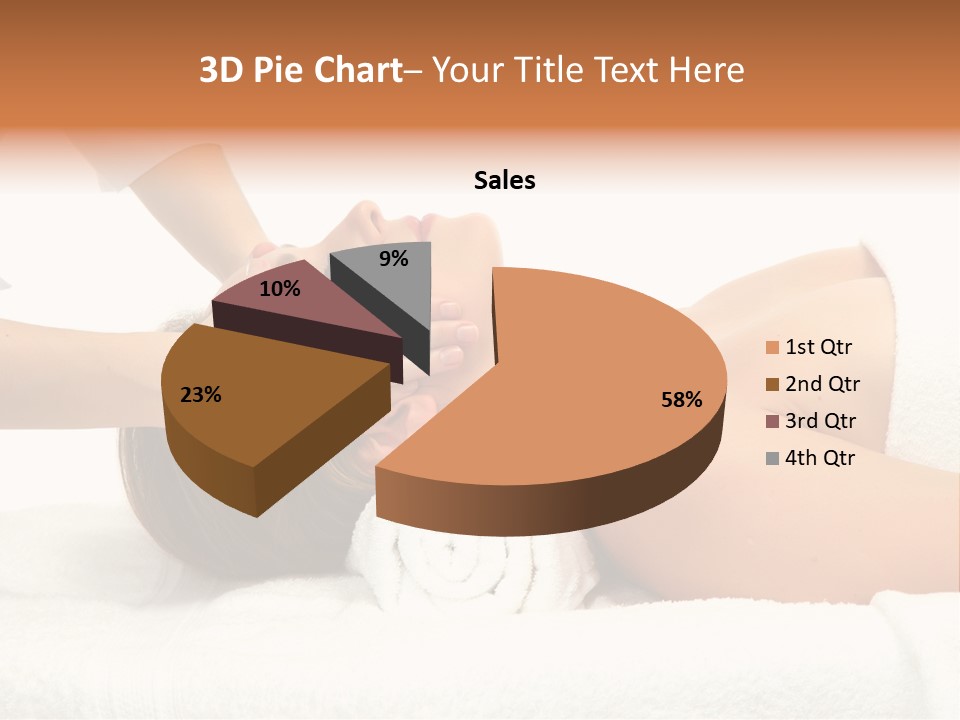Female Young Isolated PowerPoint Template