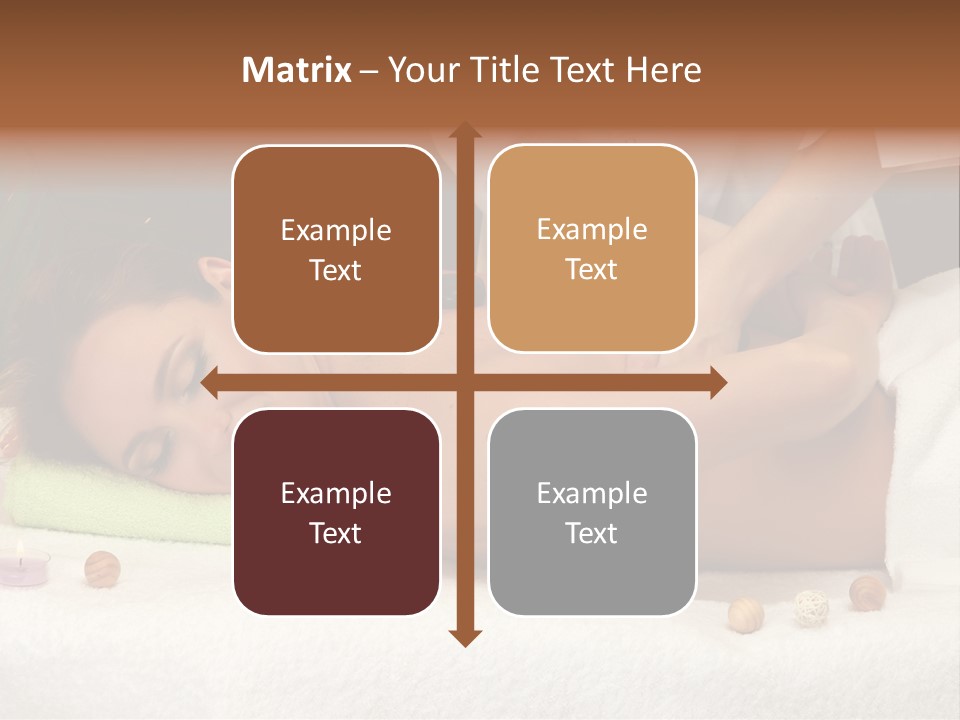 Aromatherapy Lifestyle Leaf PowerPoint Template